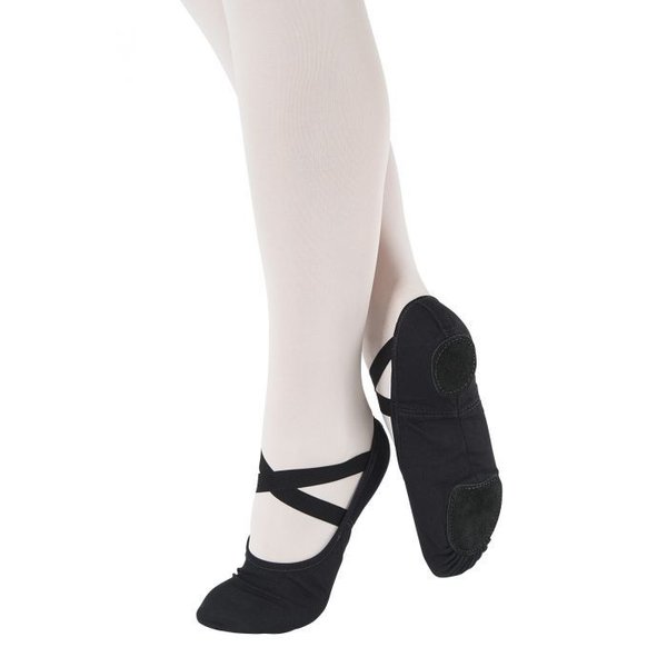 So Danca SD16VG - Weite A - vegane Ballettschuhe Schläppchen elastisches Leinen