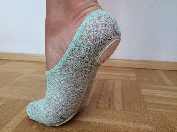 So Danca SD124VG vegane Ballettschläppchen Socken aus Stretch-Spitze